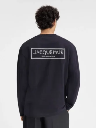 The Merù long-sleeve t-shirt Fisherman logo embroidered long-sleeve t-shirt