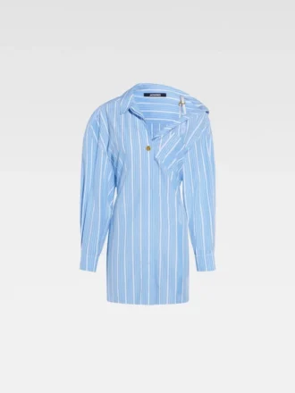 The mini shirt dress Asymmetric shirt dress