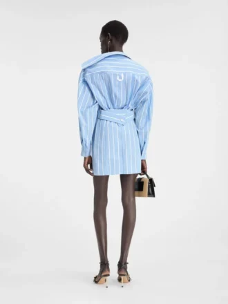 The mini shirt dress Asymmetric shirt dress