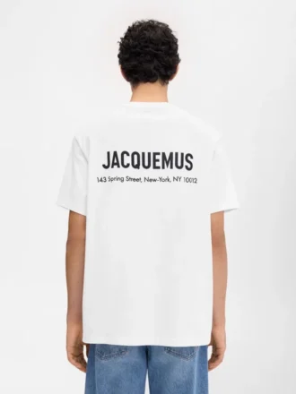 The New York address t-shirt Short-sleeved t-shirt with logo and address – sold exclusively online and in our New York store