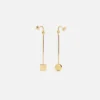 The Nodo earrings Asymmetric dangle earrings