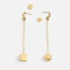 The Nodo earrings Asymmetric dangle earrings