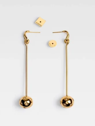 The Nodo earrings Rhinestoned dangle earrings