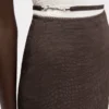 The Notte skirt Charm logo skirt