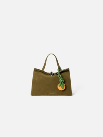 The orange Knotted orange-shaped bag charm