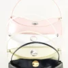 The Ovalo clutch Folded shoulder bag