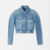 The Ovalo de-Nîmes denim jacket Curved denim jacket