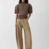 The Ovalo de-Nîmes denim pants High-waisted curved jeans