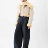 The Ovalo de-Nîmes denim pants High-waisted curved jeans