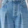 The Ovalo de-Nîmes denim pants High-waisted curved jeans