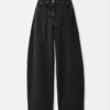 The Ovalo de-Nîmes denim pants High-waisted curved jeans