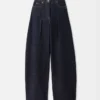 The Ovalo de-Nîmes denim pants High-waisted curved jeans