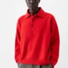 The Pallone vareuse-style knit Polo sweater