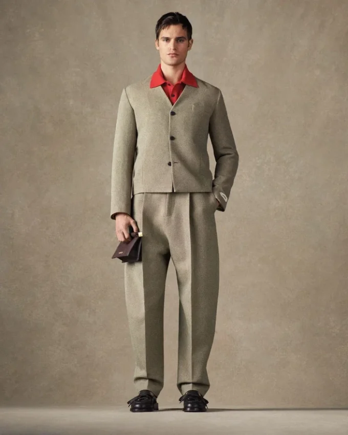 The Pallone vareuse-style knit Polo sweater