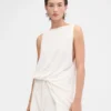 The Peplo top Square-neck top