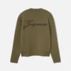 The piqué sweater Piqué knit sweater