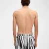 The Puntini swimsuit Zebra Arty print swim shorts