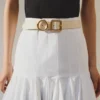 The Regalo belt Circle and square buckle belt