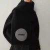 The Rond Carré scarf Jacquard logo scarf