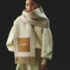 The Rond Carré scarf Jacquard logo scarf