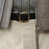 The Salon belt Rond-Carré buckle belt
