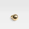 The Salon ring Crocodile-motif circle ring