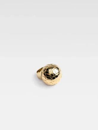 The Salon ring Crocodile-motif circle ring