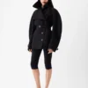 The short Ovalo trench coat Hourglass trench coat
