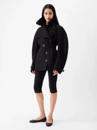 The short Ovalo trench coat Hourglass trench coat