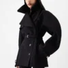 The short Ovalo trench coat Hourglass trench coat