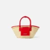 The small Soli basket Mini beach basket bag