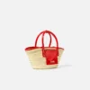 The small Soli basket Mini beach basket bag