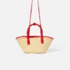 The small Soli basket Mini beach basket bag