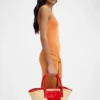 The small Soli basket Mini beach basket bag