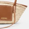 The small Soli basket Raphia beach basket bag