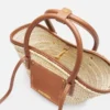The small Soli basket Raphia beach basket bag