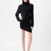 The Spallina dress Draped turtleneck dress