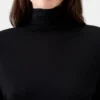 The Spallina dress Draped turtleneck dress
