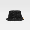 The Spiaggia bucket hat Raffia charm bucket hat
