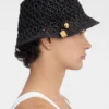 The Spiaggia bucket hat Raffia charm bucket hat