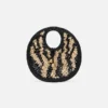 The Spiaggia small round bag Small raffia circle bag