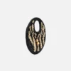 The Spiaggia small round bag Small raffia circle bag