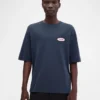The Stazione t-shirt Logo patch t-shirt