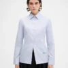 The suit shirt Open-back suit shirt