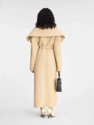 The Telo coat Long shearling coat
