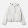 The Torneo hoodie Rosemary label zipped hoodie