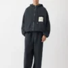 The Torneo hoodie Rosemary label zipped hoodie