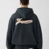 The Torneo hoodie Rosemary label zipped hoodie